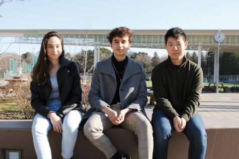 Bar Savion, Ryan Elferink, Leo Lee (from left) are members of the senior class that will be heading to the military following their graduation from ASIJ.