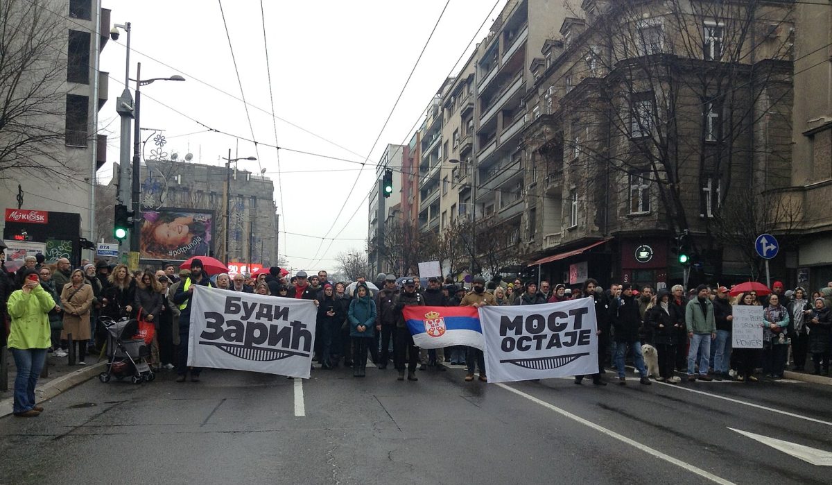 Belgrade protests January 24, 2025